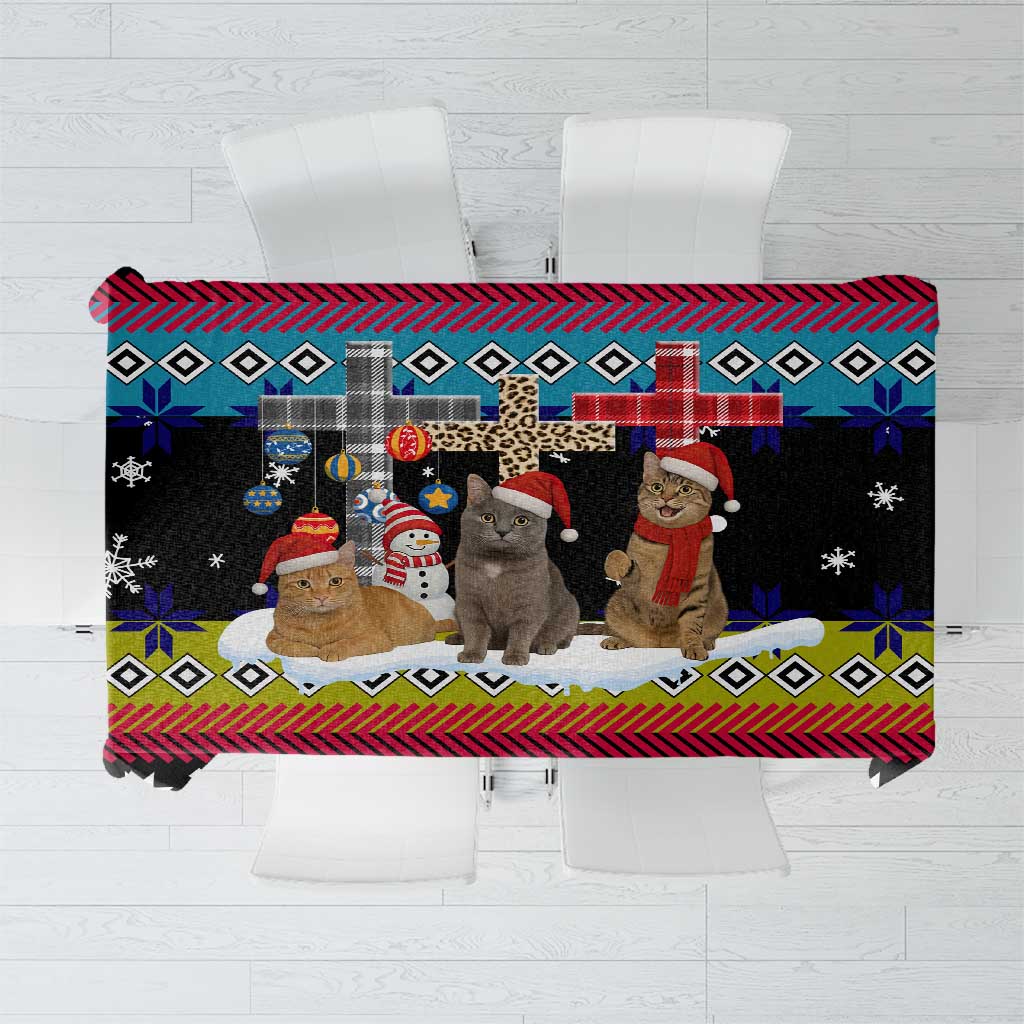 Jesus Is The Reason For The Season Christmas Tablecloth Funny Xmas Holiday Patterns - Wonder Print Shop