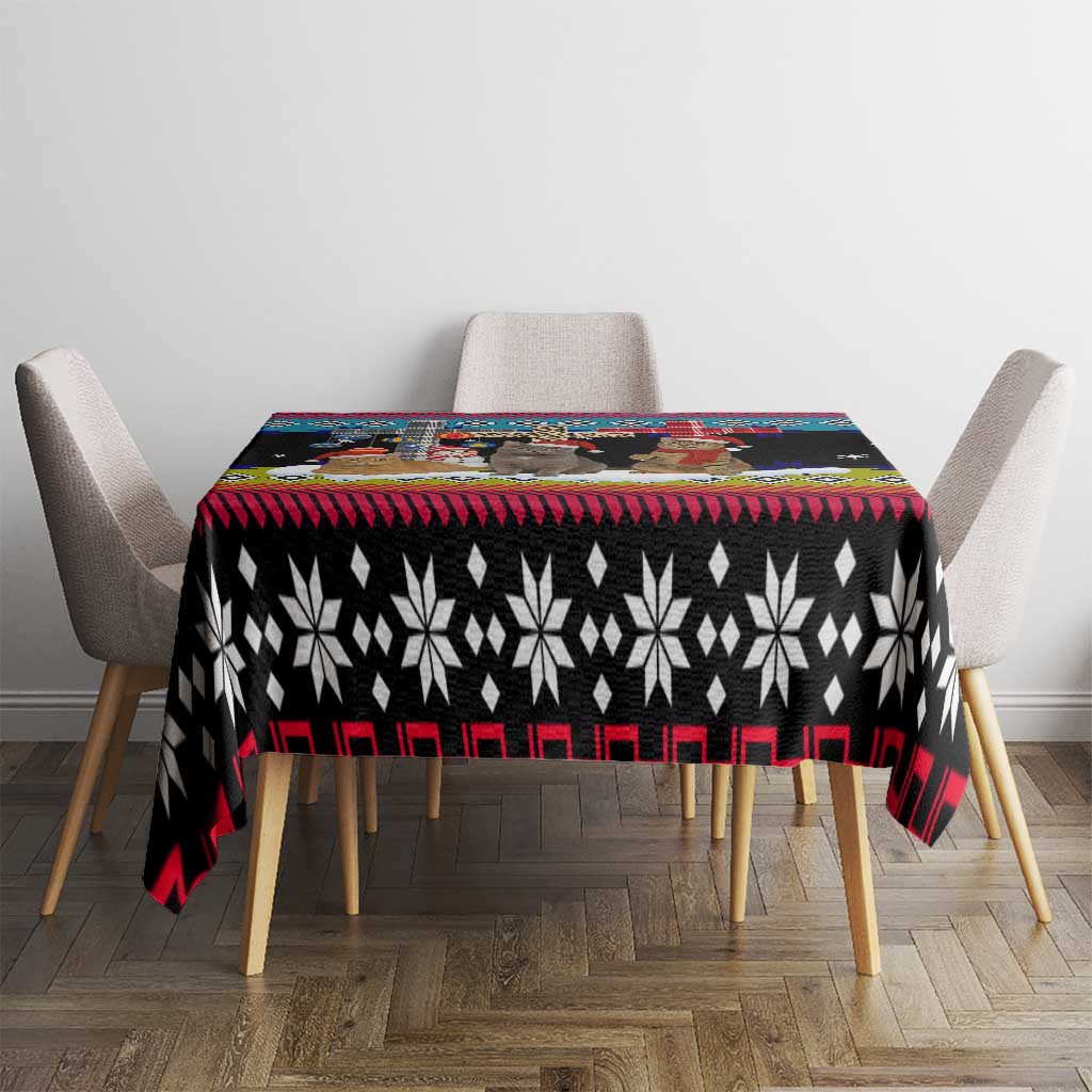 Jesus Is The Reason For The Season Christmas Tablecloth Funny Xmas Holiday Patterns - Wonder Print Shop
