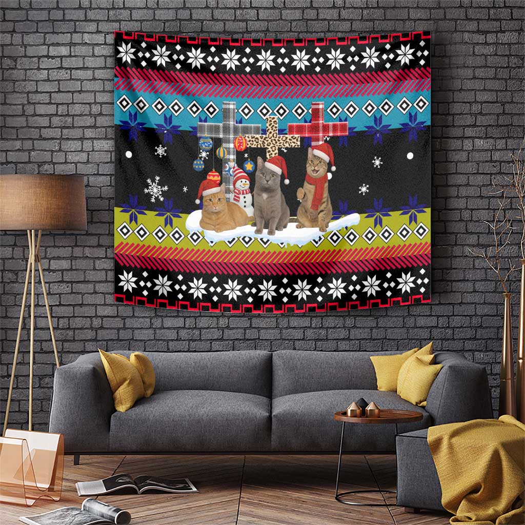 Jesus Is The Reason For The Season Christmas Tapestry Funny Xmas Holiday Patterns - Wonder Print Shop