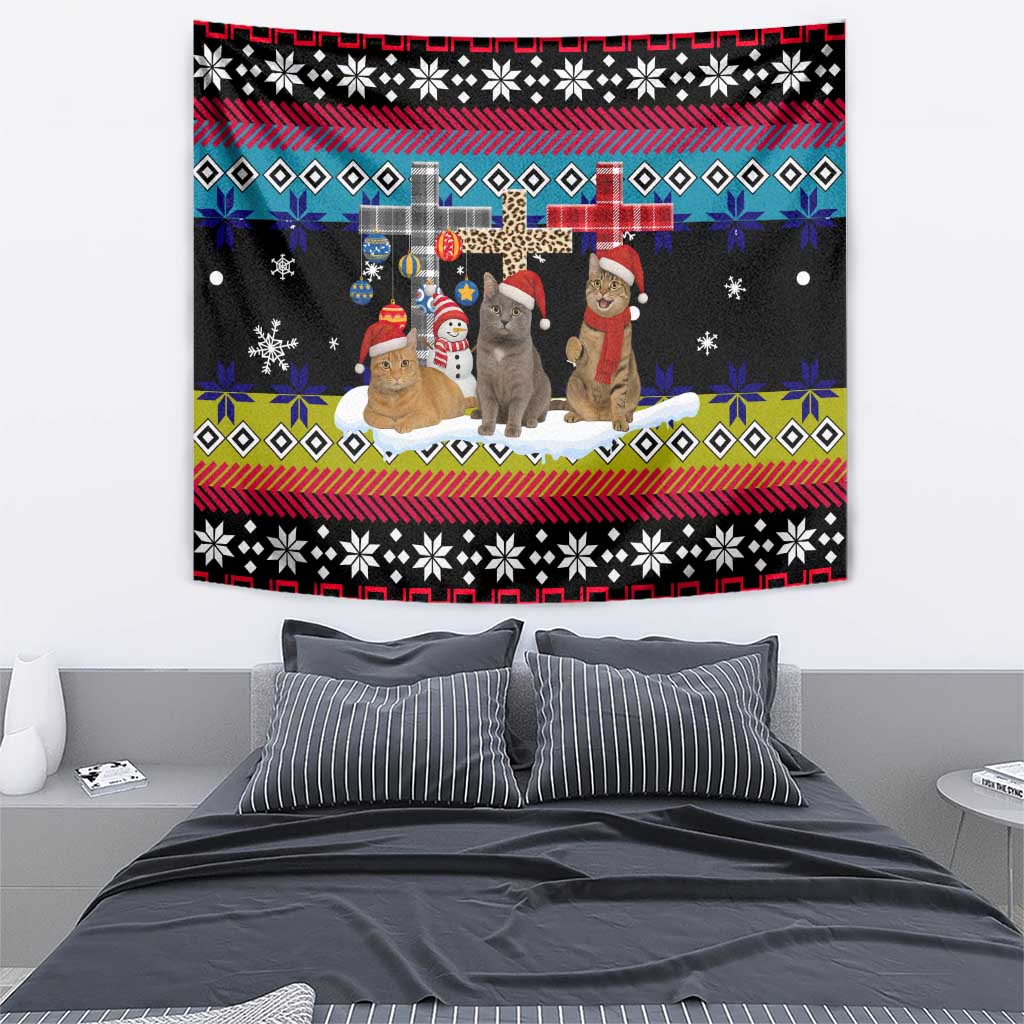 Jesus Is The Reason For The Season Christmas Tapestry Funny Xmas Holiday Patterns - Wonder Print Shop