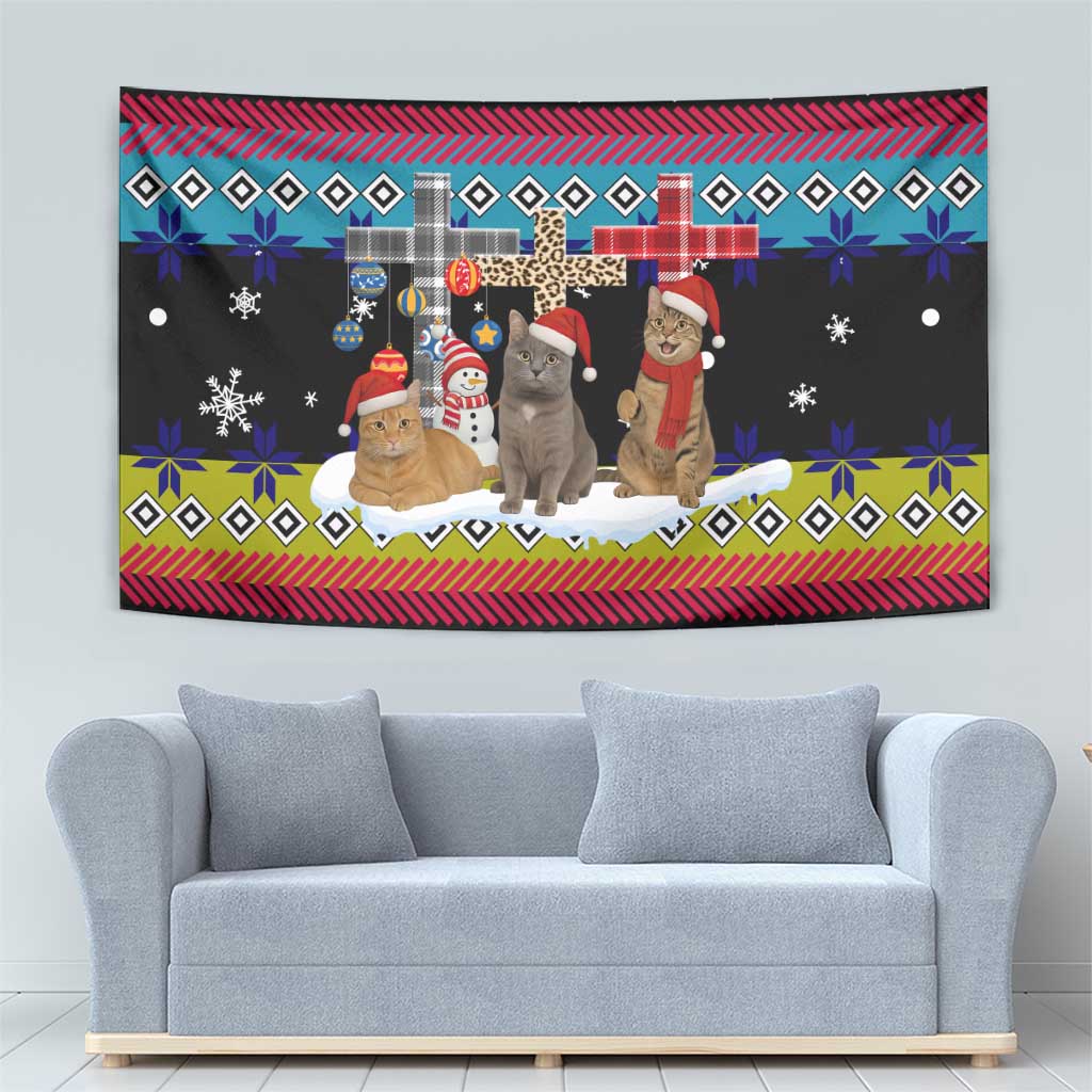 Jesus Is The Reason For The Season Christmas Tapestry Funny Xmas Holiday Patterns - Wonder Print Shop