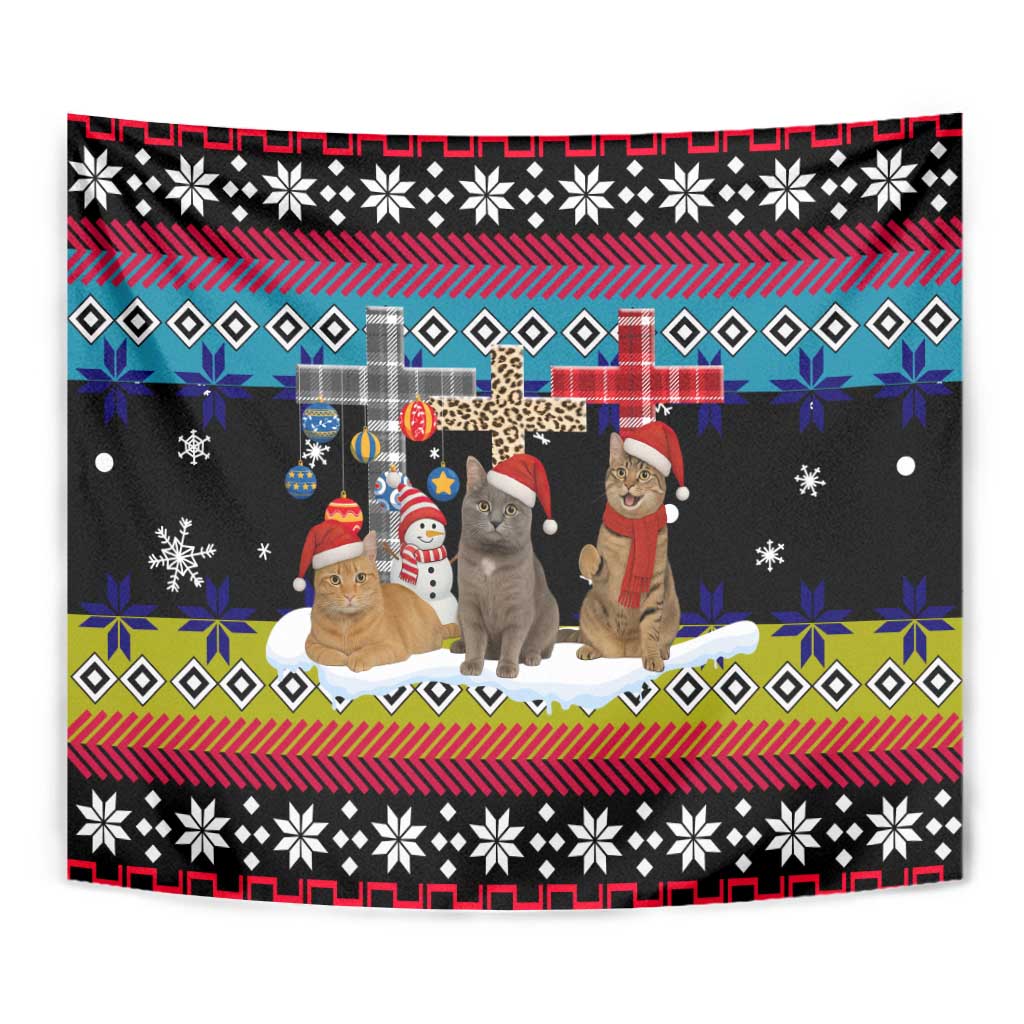 Jesus Is The Reason For The Season Christmas Tapestry Funny Xmas Holiday Patterns - Wonder Print Shop
