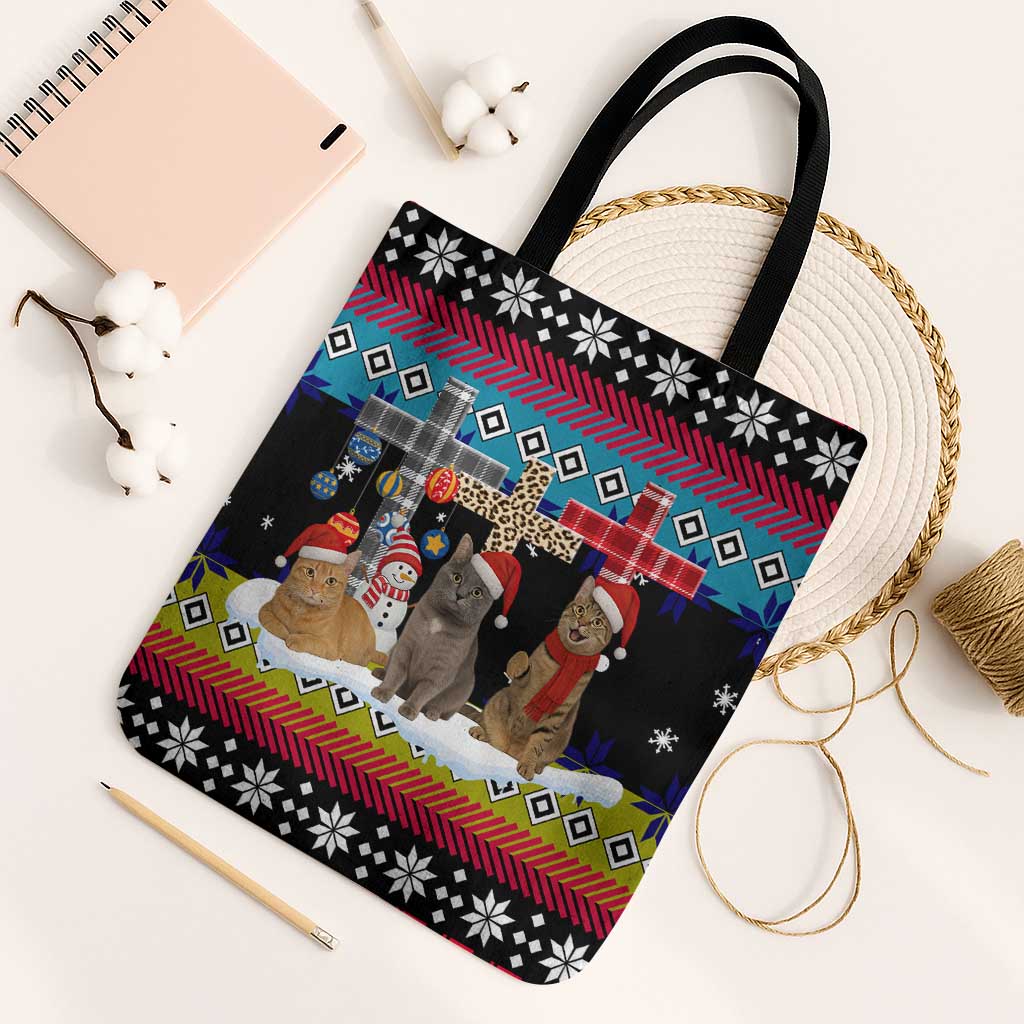 Jesus Is The Reason For The Season Christmas Tote Bag Funny Xmas Holiday Patterns - Wonder Print Shop