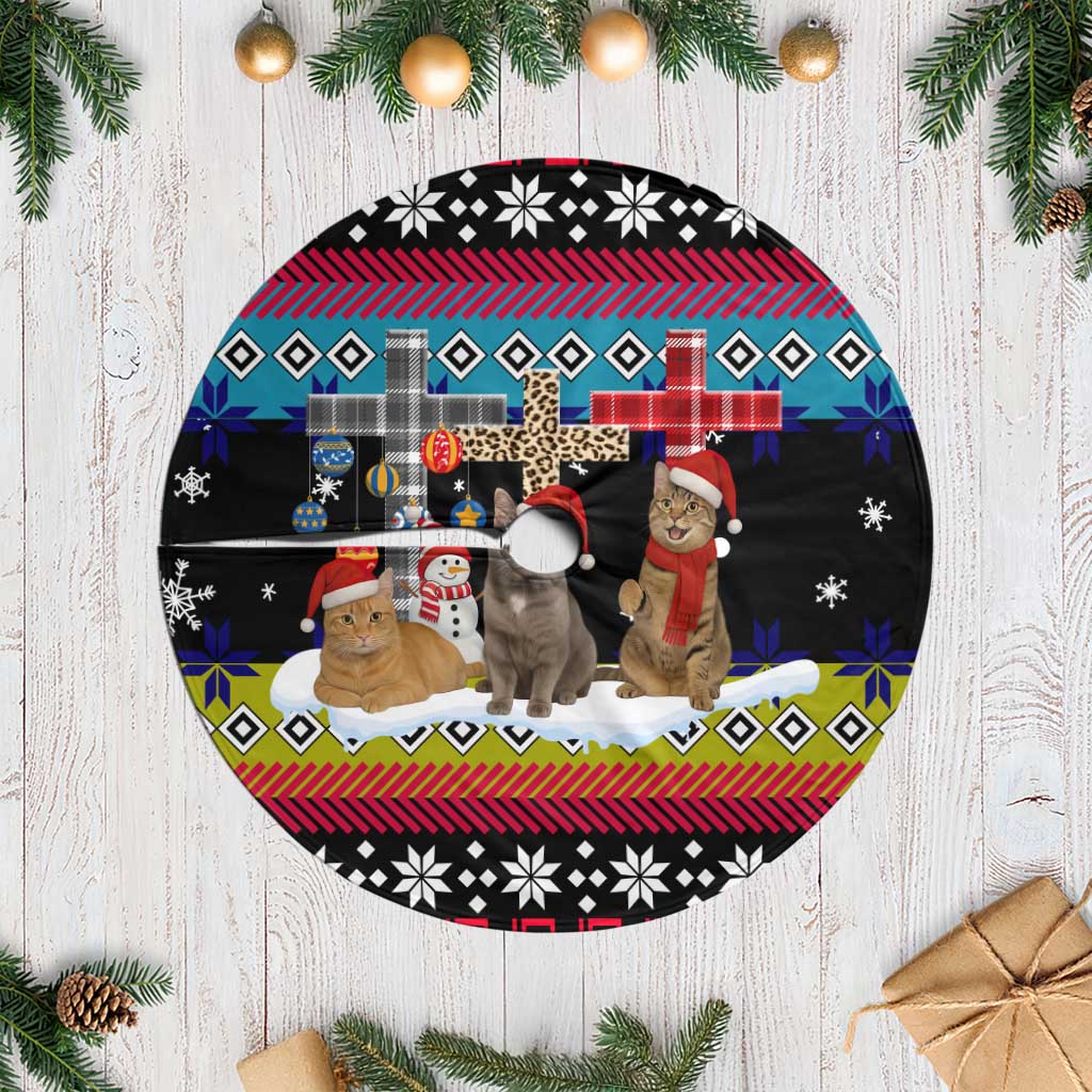 Jesus Is The Reason For The Season Christmas Tree Skirt Funny Xmas Holiday Patterns - Wonder Print Shop