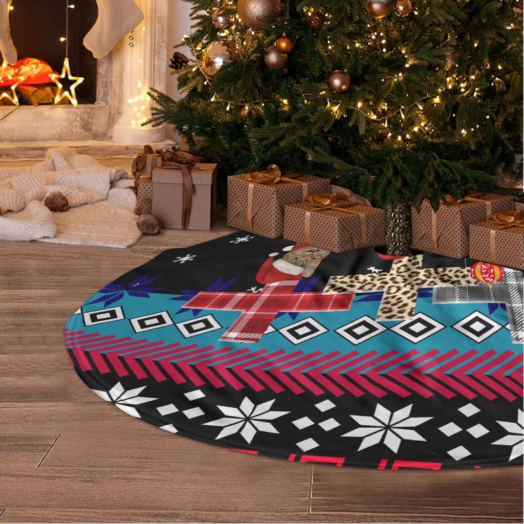 Jesus Is The Reason For The Season Christmas Tree Skirt Funny Xmas Holiday Patterns - Wonder Print Shop