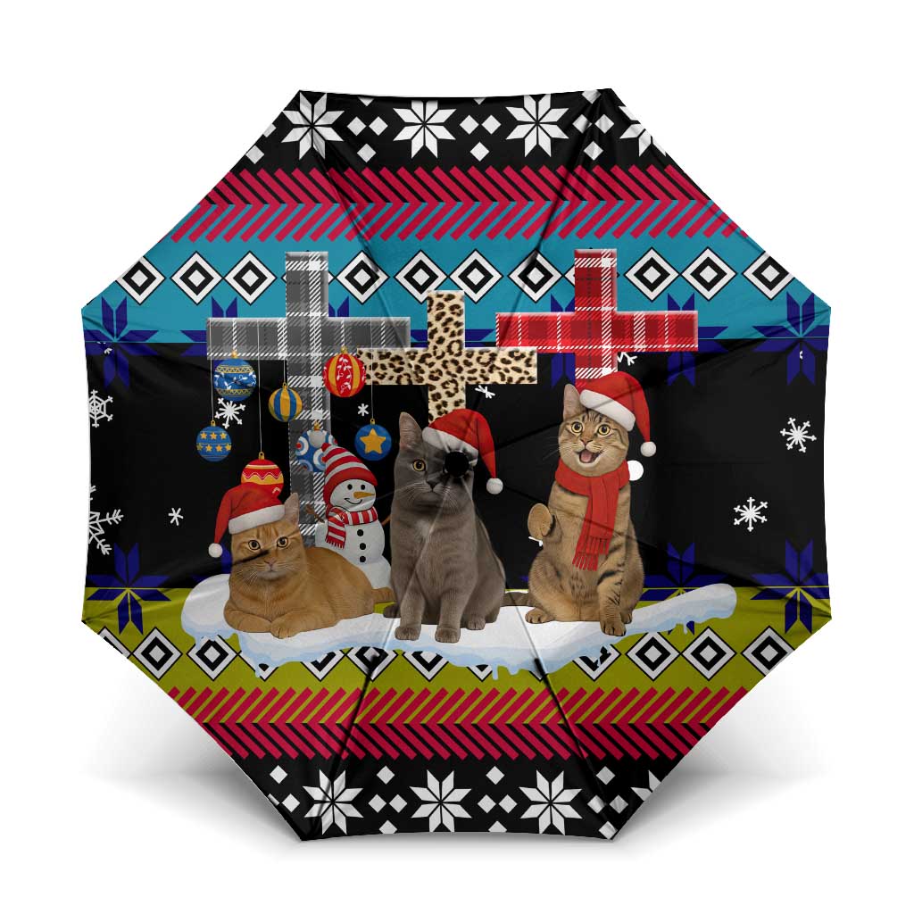 Jesus Is The Reason For The Season Christmas Umbrella Funny Xmas Holiday Patterns - Wonder Print Shop