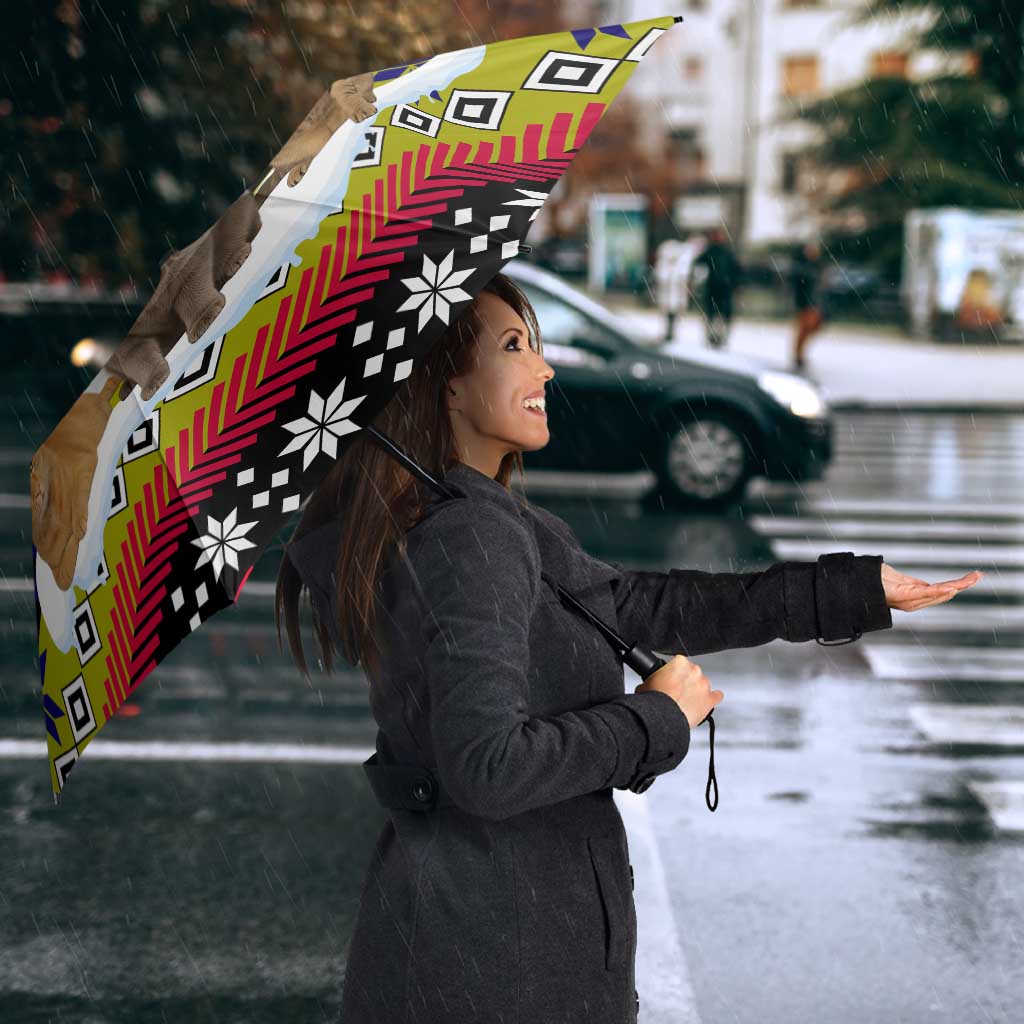 Jesus Is The Reason For The Season Christmas Umbrella Funny Xmas Holiday Patterns - Wonder Print Shop