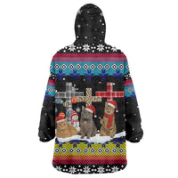 Jesus Is The Reason For The Season Christmas Wearable Blanket Hoodie Funny Xmas Holiday Patterns - Wonder Print Shop