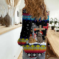 Jesus Is The Reason For The Season Christmas Women Casual Shirt Funny Xmas Holiday Patterns - Wonder Print Shop