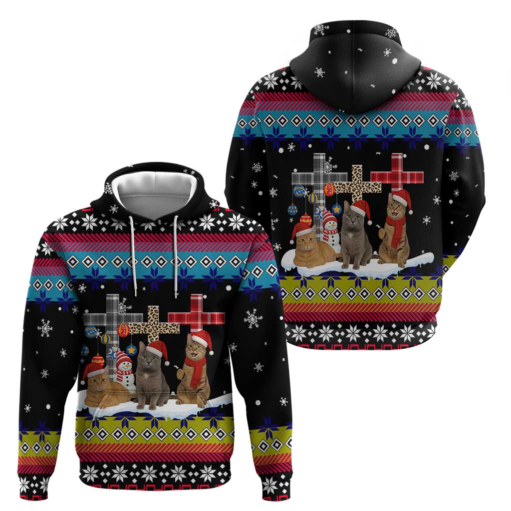 Jesus Is The Reason For The Season Christmas Zip Hoodie Funny Xmas Holiday Patterns - Wonder Print Shop