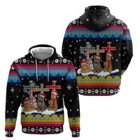 Jesus Is The Reason For The Season Christmas Zip Hoodie Funny Xmas Holiday Patterns - Wonder Print Shop