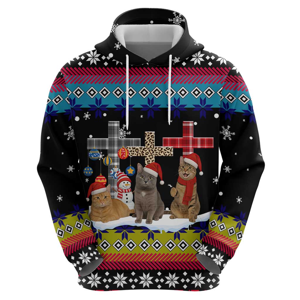 Jesus Is The Reason For The Season Christmas Zip Hoodie Funny Xmas Holiday Patterns - Wonder Print Shop