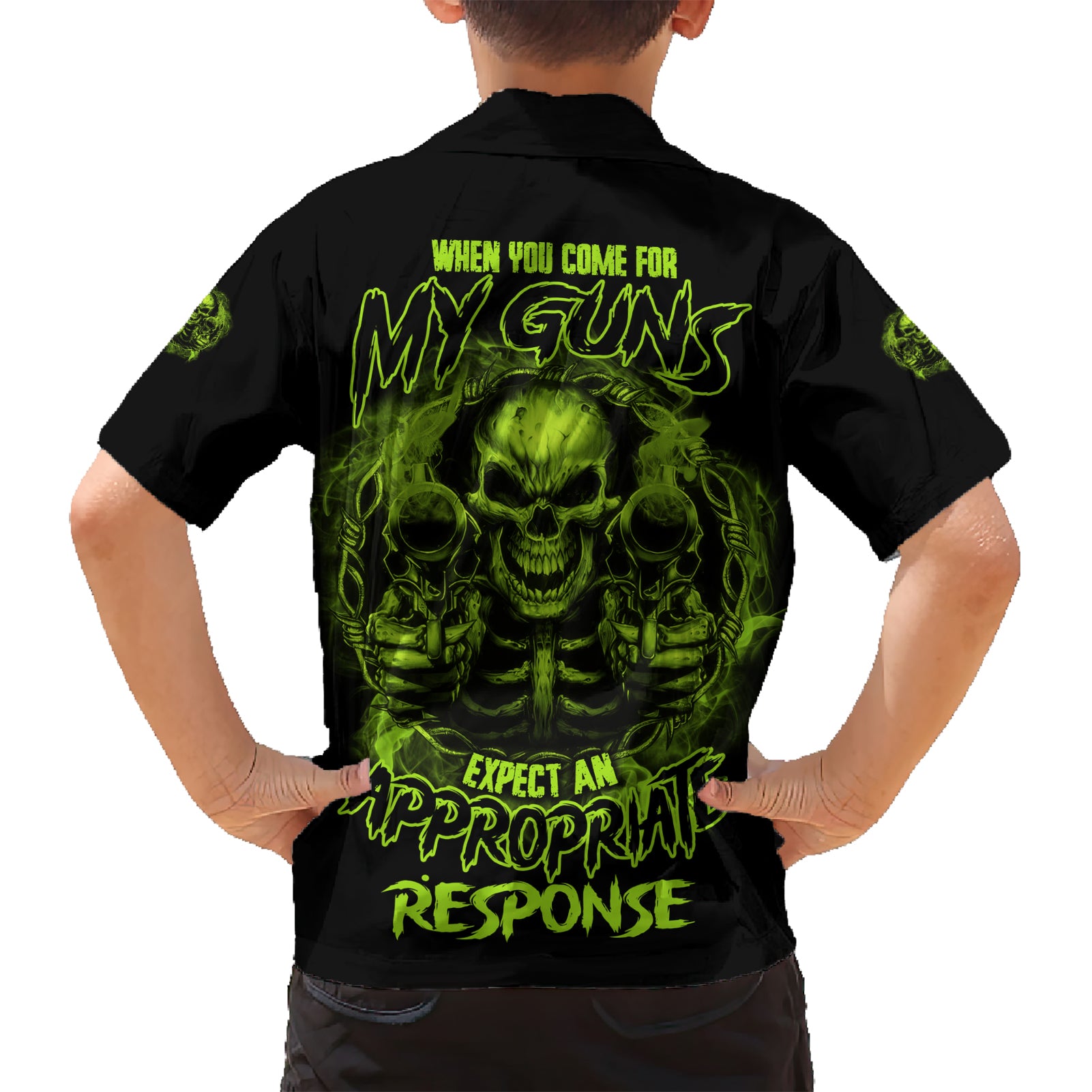 When You Come For My G Kid Hawaiian Shirt - Wonder Print Shop