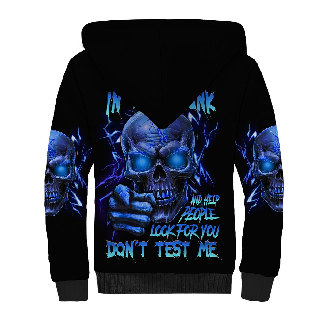 I'll Put You In The Trunk Sherpa Hoodie - Wonder Print Shop