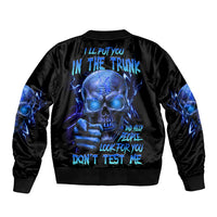 I'll Put You In The Trunk Sleeve Zip Bomber Jacket - Wonder Print Shop