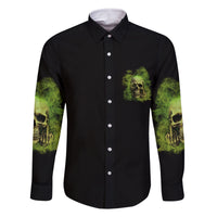 My Give A F Skull Is Broken Family Matching Off Shoulder Short Dress and Hawaiian Shirt - Wonder Print Shop