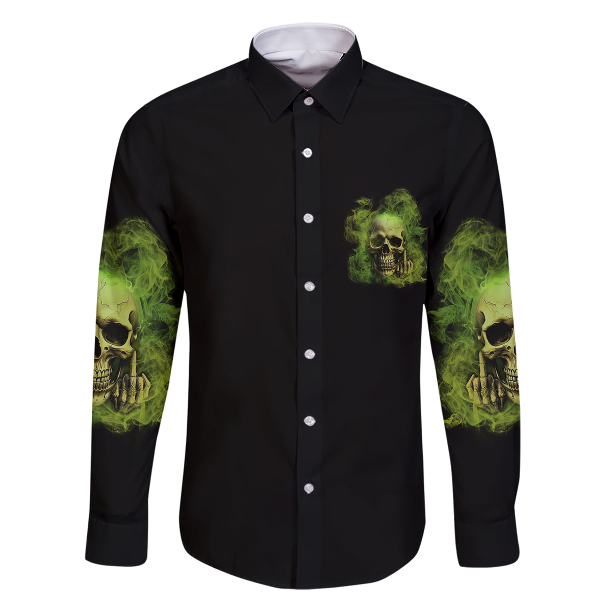 My Give A F Skull Is Broken Family Matching Short Sleeve Bodycon Dress and Hawaiian Shirt - Wonder Print Shop