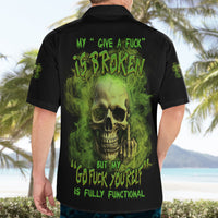 My Give A F Skull Is Broken Hawaiian Shirt - Wonder Print Shop
