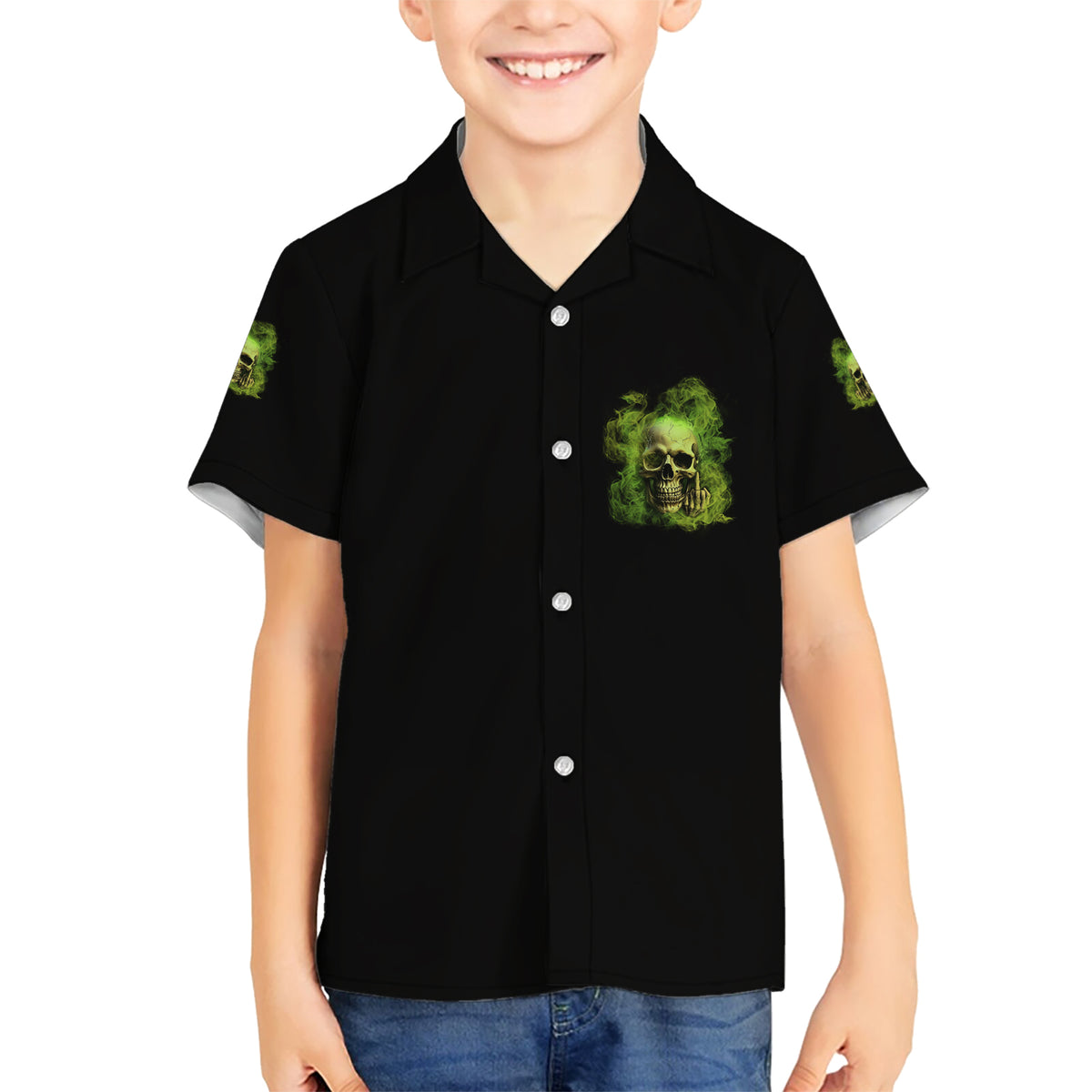 My Give A F Skull Is Broken Kid Hawaiian Shirt - Wonder Print Shop