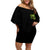 My Give A F Skull Is Broken Off Shoulder Short Dress - Wonder Print Shop
