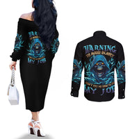 warning-to-avoid-injury-mad-reaper-skull-couples-matching-off-the-shoulder-long-sleeve-dress-and-long-sleeve-button-shirt