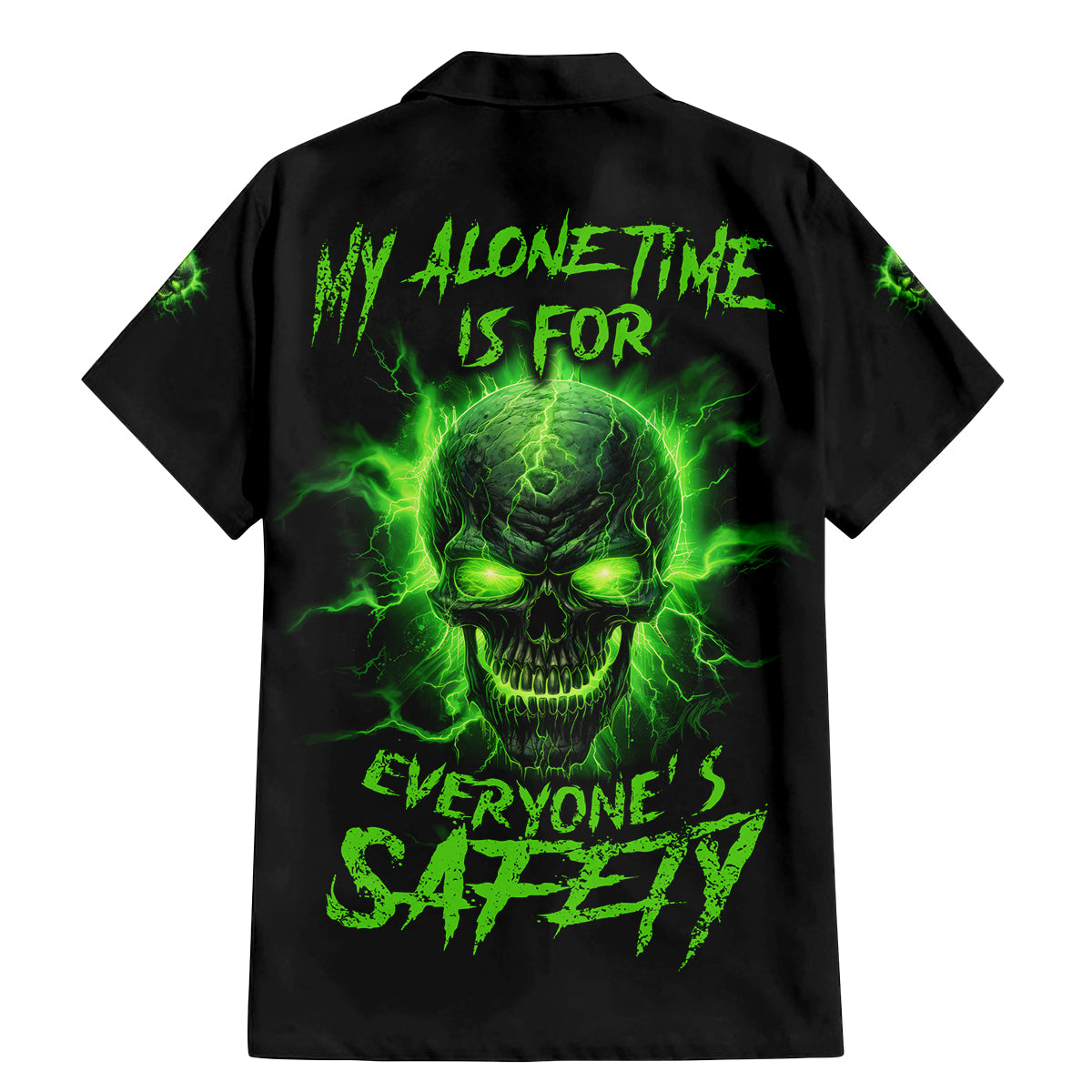 My Alone Time Is For Everyone's Safety Family Matching Mermaid Dress and Hawaiian Shirt - Wonder Print Shop