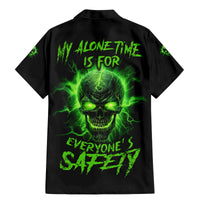 My Alone Time Is For Everyone's Safety Family Matching Mermaid Dress and Hawaiian Shirt - Wonder Print Shop