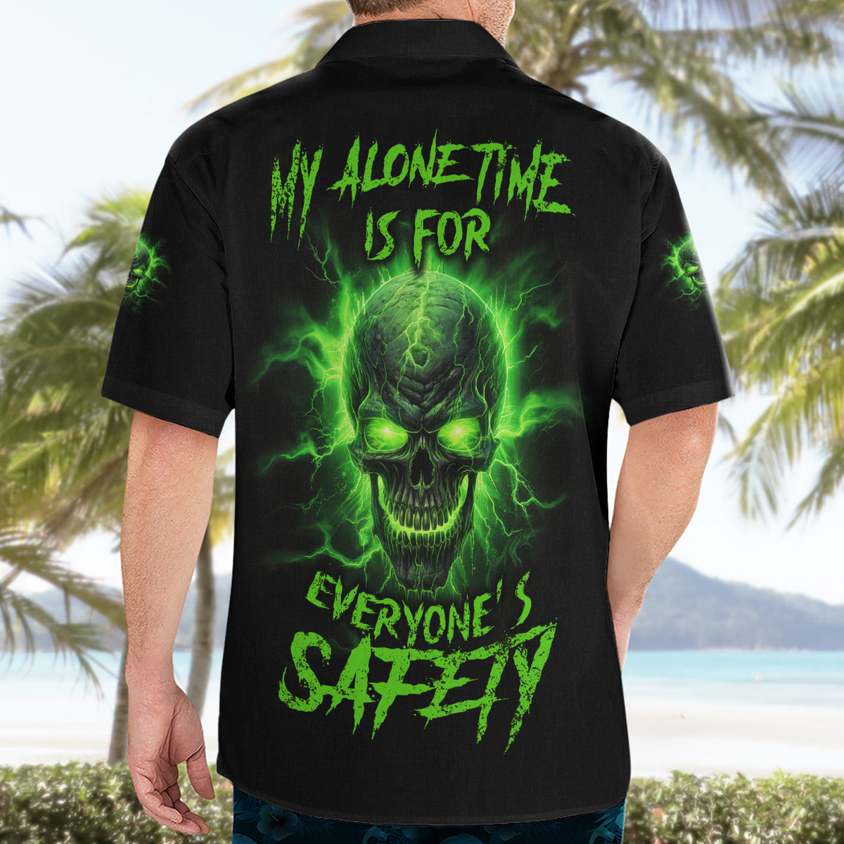 My Alone Time Is For Everyone's Safety Hawaiian Shirt - Wonder Print Shop