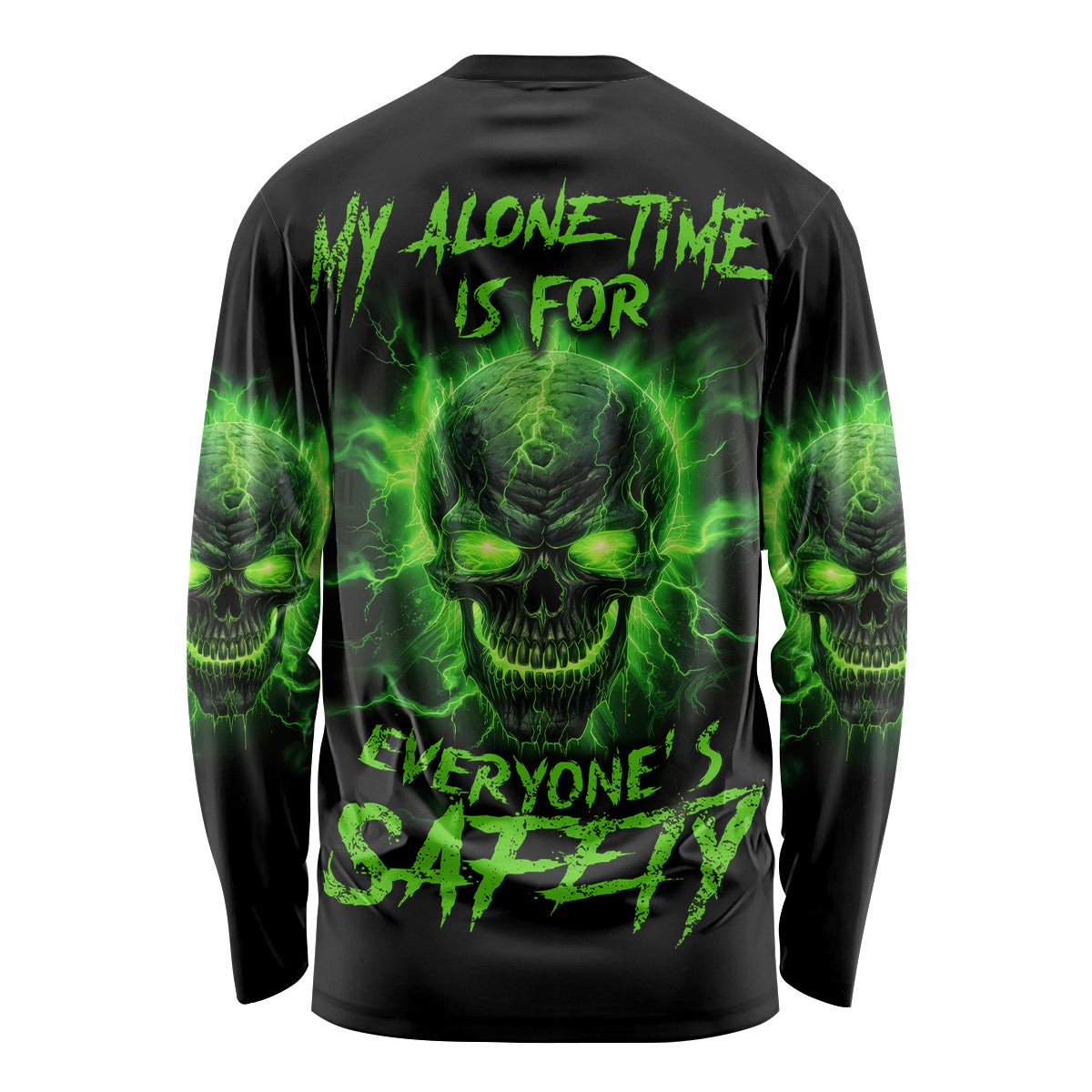 My Alone Time Is For Everyone's Safety Long Sleeve Shirt - Wonder Print Shop