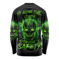 My Alone Time Is For Everyone's Safety Long Sleeve Shirt - Wonder Print Shop