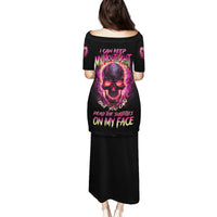 I Can Keep My Mouth Family Matching Puletasi Dress and Hawaiian Shirt - Wonder Print Shop