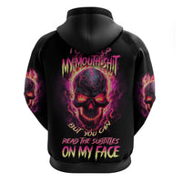 I Can Keep My Mouth Hoodie - Wonder Print Shop