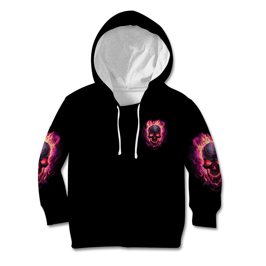 I Can Keep My Mouth Kid Hoodie - Wonder Print Shop