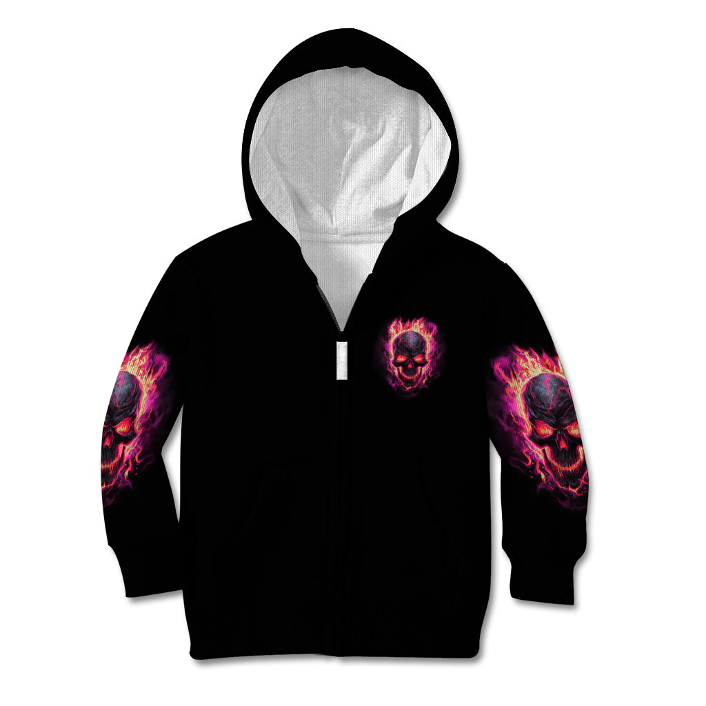 I Can Keep My Mouth Kid Hoodie - Wonder Print Shop