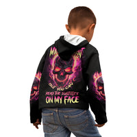 I Can Keep My Mouth Kid Hoodie - Wonder Print Shop