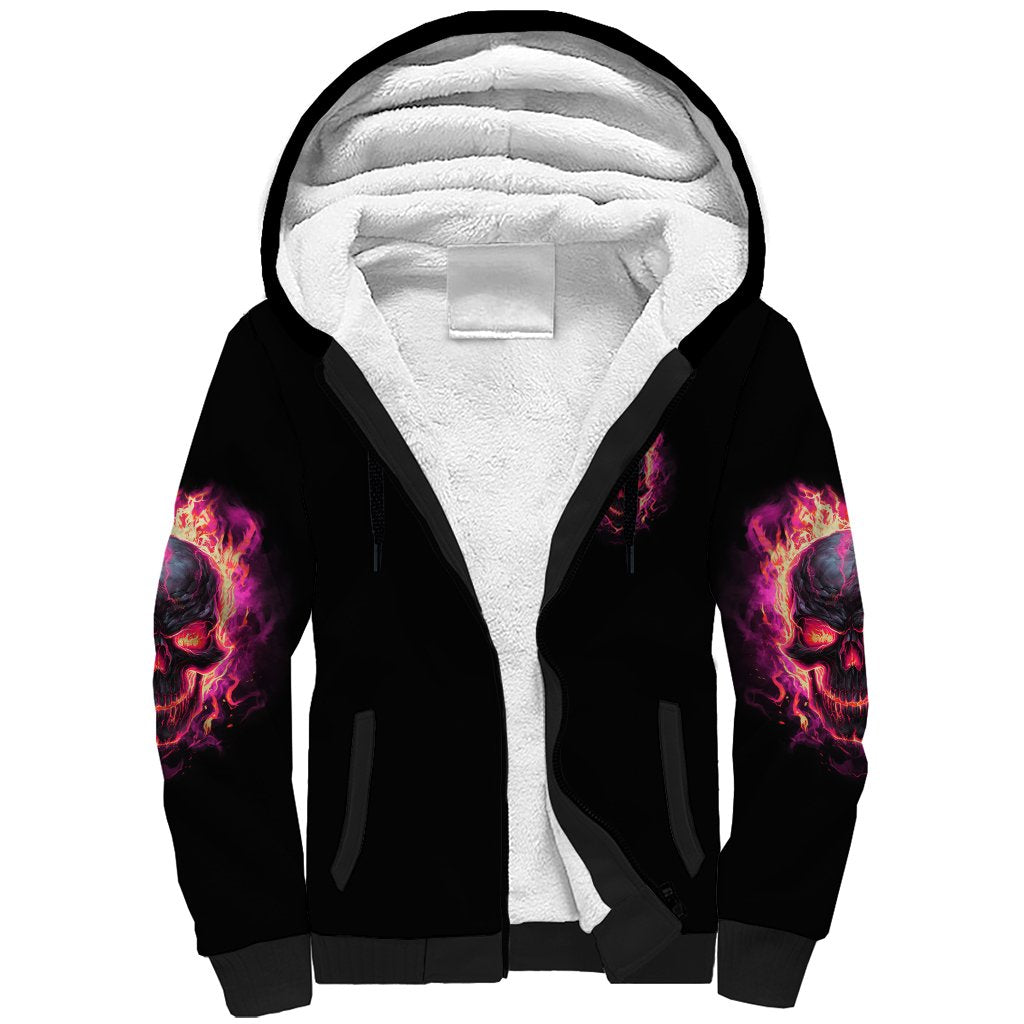 I Can Keep My Mouth Sherpa Hoodie - Wonder Print Shop
