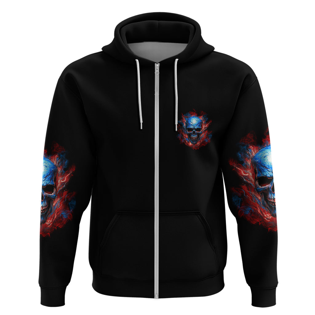 Your Demons Hide Under Your Bed Skull Hoodie - Wonder Print Shop