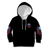 Your Demons Hide Under Your Bed Skull Kid Hoodie - Wonder Print Shop