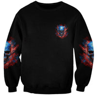 Your Demons Hide Under Your Bed Skull Sweatshirt - Wonder Print Shop