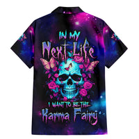 Karma Fairy Skull Galaxy Family Matching Mermaid Dress and Hawaiian Shirt - Wonder Print Shop