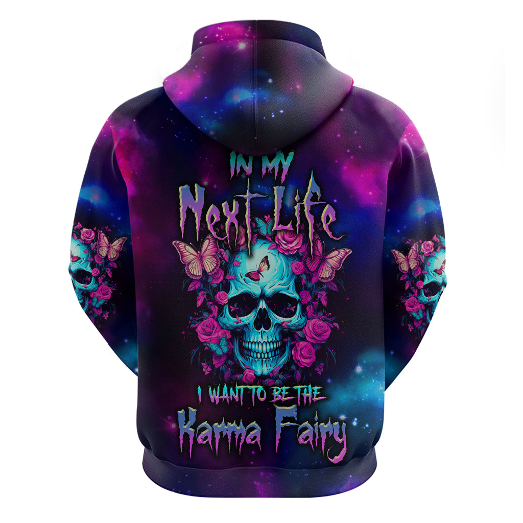 Karma Fairy Skull Galaxy Hoodie - Wonder Print Shop