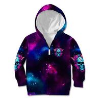 Karma Fairy Skull Galaxy Kid Hoodie - Wonder Print Shop