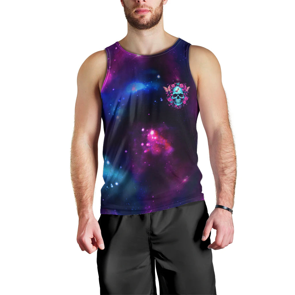 Karma Fairy Skull Galaxy Men Tank Top - Wonder Print Shop
