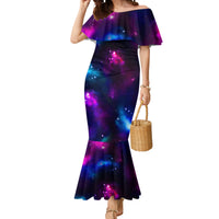 Karma Fairy Skull Galaxy Mermaid Dress - Wonder Print Shop