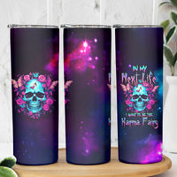 Karma Fairy Skull Galaxy Skinny Tumbler - Wonder Print Shop
