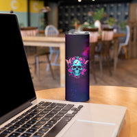 Karma Fairy Skull Galaxy Skinny Tumbler - Wonder Print Shop