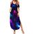 Karma Fairy Skull Galaxy Summer Maxi Dress - Wonder Print Shop
