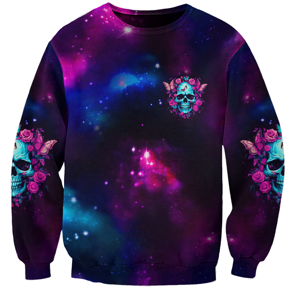 Karma Fairy Skull Galaxy Sweatshirt - Wonder Print Shop