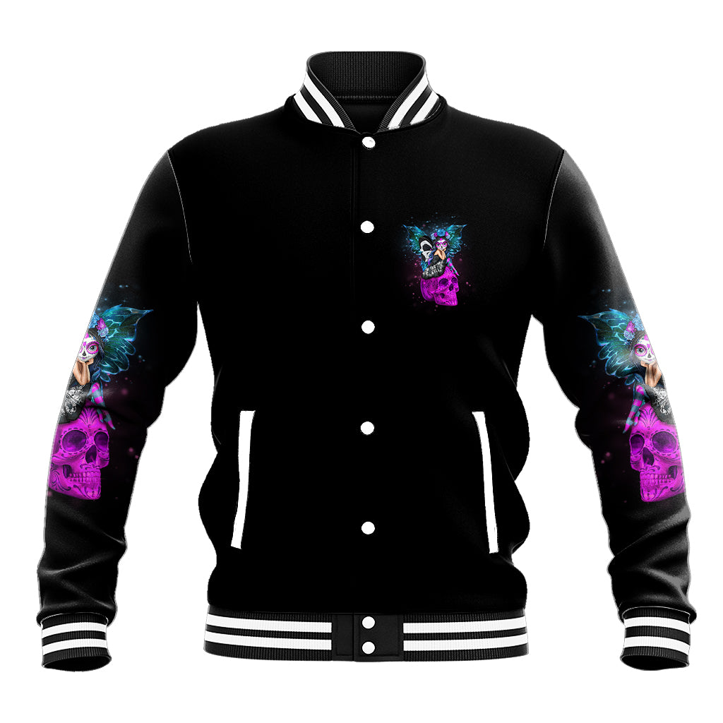 In My Next Life - I Want To Be The Karma Fairy Baseball Jacket - Wonder Print Shop