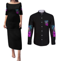 In My Next Life - I Want To Be The Karma Fairy Couples Matching Puletasi Dress and Long Sleeve Button Shirt - Wonder Print Shop